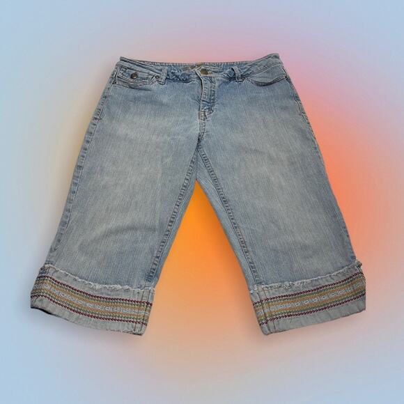 BOB TIMBERLAKE Women’s 12 Blue Jean Capri - Picture 1 of 4